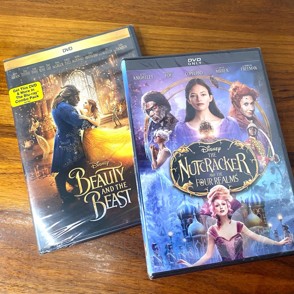 NEW Disney DVD Bundle: Beauty and the Beast & The Nutcracker and the Four Realms